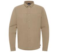 Langarmhemd JACK WOLFSKIN "SIERRA CANYON LS M", Herren, Gr. XL (54/56), Normalgrößen, hazelwood, Obermaterial: 100% POLYAMID. Futter: 100% POLYESTER, Hemden (41845004-XL) hazelwood