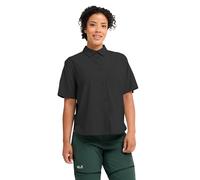 Jack Wolfskin Sierra Canyon Shirt Women Kurzarm Bluse mit UV-Schutz Damen S black black