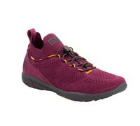 Jack Wolfskin Sneaker Spirit Knit Low W – leichte, flexible Sohle weinrot Damen Größe 39