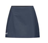 Jack Wolfskin Sommerrock Prelight Pulse Skort (mit Innenhose, atmungsaktiv) dunkelblau Damen, Größe L