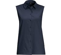 JACK WOLFSKIN Damen Hemd SONORA SLEEVELESS SHIRT W night blue S (4064993199253)