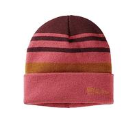 Jack Wolfskin Stripy Knit Beanie K, boysenberry