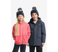 Jack Wolfskin Mütze "Stripy Pompom" in Dunkelblau - Größe S | Kindermuetzen