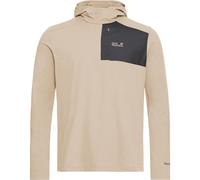 Jack Wolfskin Sucol Herren Hoodies beige Größe XL Trekking Geruchsneutralisierend Wasserabweisend
