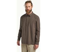 Jack Wolfskin Tarango LS Shirt Men Hemd aus Hanf Herren 3XL brown cold coffee