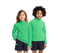 Jack Wolfskin Taunus 100 HZ Kids Fleecepullover Half-Zip Kinder 104 green lizard