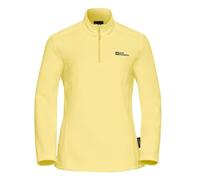 Stehkragenpullover JACK WOLFSKIN "TAUNUS HZ W", Damen, Gr. S (36), lemonice, Oberstoff: 100% POLYESTER, Pullover (47974219-S) lemonice