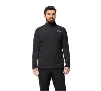 Jack Wolfskin "TAUNUS HZ M", für Wandern und Trekking, mit Stehkragen, mit halbem Reißverschluss (61397631-M) schwarz