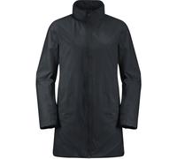 Funktionsmantel JACK WOLFSKIN "TEXTOR COAT W" Gr. S (36), schwarz-weiß (phantom) Damen Mäntel Sportjacken (43769828-S)