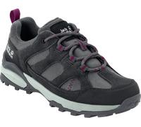 Wanderschuh JACK WOLFSKIN "TRAIL HIKER TEXAPORE LOW W", Damen, Gr. 37,5, lila (schwarz steel, lila), Schuhe Wanderschuh, Wasserdicht, Trekkingschuh (59297522-37,5) schwarz steel, lila