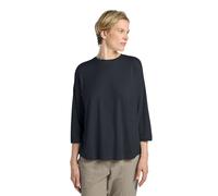 Jack Wolfskin Travel 3 4 T-Shirt Women 3/4-Arm Shirt mit Sonnenschutz Damen XXL grey,black,blue dark navy heather