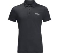 Jack Wolfskin Poloshirt Travel Polo M Herren Größe M (50) Dark Navy Heather 95% Polyester