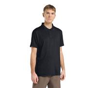 Poloshirt JACK WOLFSKIN "TRAVEL POLO M", Herren, Gr. M (50), blau (schwarznavy, heather), Oberstoff: 95% POLYESTER, 5% ELASTHAN; Kontrastmaterial 1: 100% POLYAMID, Shirts (29920668-M) schwarznavy, hea