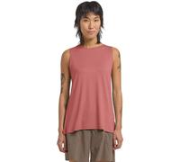 Tanktop JACK WOLFSKIN "TRAVEL TOP W", Damen, Gr. M (38/40), rot (mineralrot, heather), Obermaterial: 95% Polyester, 5% sonstige Fasern, Tops Tanktop (75426208-M)