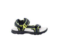 Jack Wolfskin Unisex Seven Seas 3 K Sandale, Blue/Lime, 38 EU