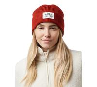 Beanie JACK WOLFSKIN "BADGE BEANIE" Gr. ONE SIZE, intense, rust Damen Mützen (26472341-0) intense, rust