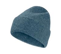 Beanie JACK WOLFSKIN "FUZZY BEANIE", Herren, Gr. M, blau (aluminiumblau), Obermaterial: 68% Poyacryl, 12% Polyester, 11% Polyamid, 9% sonstige Fasern, Mützen Beanie (93925709-M) aluminiumblau