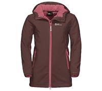 Jack Wolfskin Unisex Kinder Kissekat Coat Girls Softshellmantel, boysenberry, 92 EU