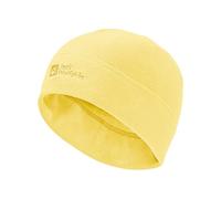 Jack Wolfskin Unisex Kinder Real Stuff K Beanie-Mütze, Lemon Ice, Einheitsgröße EU