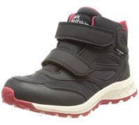 Jack Wolfskin Unisex Kinder Woodland Texapore Mid Vc K, Dark Blue / Pink, 34 EU