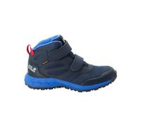 Jack Wolfskin Unisex Kinder Woodland Texapore Mid Vc K, Dark Blue / Red, 26 EU
