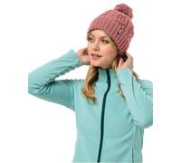 Jack Wolfskin Unisex Pompom Beanie-Mütze, Mineral Red, Einheitsgröße EU