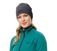 Jack Wolfskin Unisex Real Stuff Beanie-Mütze, Ebony, Einheitsgröße EU