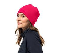 Jack Wolfskin Unisex Real Stuff Beanie-Mütze, Pink Dahlia, Einheitsgröße EU