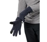 Jack Wolfskin Real Stuff Glove Fleece-Handschuhe L blau night blue