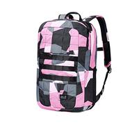 Jack Wolfskin Unisex Rucksack TRT 18 Rucksack, Pink Geo Block, One Size, 2007341