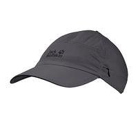 Jack Wolfskin Unisex Supplex Canyon Cap Baseballkappe, asphalt, M EU