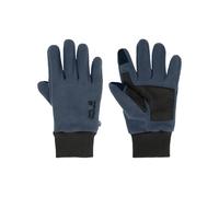 Jack Wolfskin Vertigo Glove Fleecehandschuh mit Veloursleder-Handinnenfläche S blue midnight sky