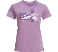 Jack Wolfskin Vonnan Graphic Damen T-Shirt, lila S