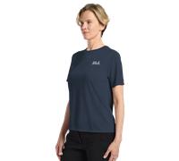 Jack Wolfskin Vonnan Graphic Kurzarm-t-shirt L Outdoor Midnight Sky