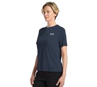 Jack Wolfskin Funktionsshirt in Dunkelblau - Größe S | Damen Outdoor Tops Shirts