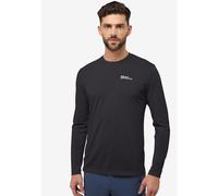 Jack Wolfskin Herren Vonnan Ls M T-Shirt, Schwarz, M EU