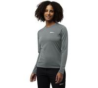 Jack Wolfskin Damen Vonnan Ls W T-Shirt, Slate Green, L EU