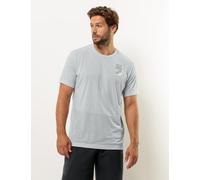 Jack Wolfskin Vonnan S/S Graphic T-Shirt Men Funktionsshirt Herren XXL grau cool grey