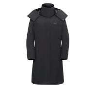 Jack Wolfskin W Frost Haven Coat W, Black / L, Damen Mäntel & Parkas