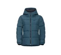 Daunenjacke JACK WOLFSKIN "Frozen Palace Jkt W Rds", Damen, Gr. XXL, aluminium bl, Obermaterial: 100% Polyester. Futter: 100% Polyester. Wattierung: 90% Entendaune, 10% Federn, normal, Jacken Daunenja