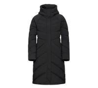 Daunenmantel JACK WOLFSKIN "MARIENPLATZ COAT W RDS", Damen, Gr. XL (46), schwarz, Oberstoff: 87% Polyamid, 13% Elastan; Futter: 100% Polyester; Füllung: 90% Entendaunen, 10% Federn, Mäntel (17874617-X