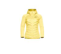 Jack Wolfskin W Routeburn Pro Hybrid W, Lemon Ice / XXL, Damen Midlayer
