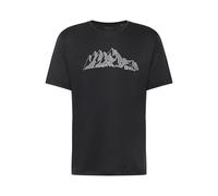 Jack Wolfskin Wander-Tshirt Peak Graphic (atmungsaktiv, schnelltrocknend) phantomgrau Herren, Größe M