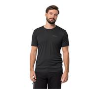 Jack Wolfskin Wander-Tshirt Tech T (leicht, geruchshemmend) schwarz Herren, Größe XXL