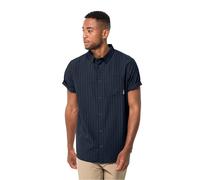 Jack Wolfskin Wander- und Reisehemd El Dorado (feuchtigkeitsregulierend) Kurzarm nachtblau Herren, Größe M