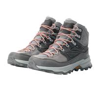 Jack Wolfskin Damen-Wanderschuhe CYROX Texapore MID W – Leder/Textil, wasserdicht – Pebble 40 EU