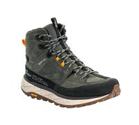 Jack Wolfskin Wanderschuhe Terraquest Mid Texapore (PFC-Frei, wasserdicht) dunkelgrün Herren, Größe Euro (US) 44,5 (11)