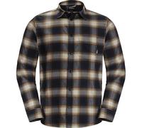 Jack Wolfskin Herren Wanderweg Shirt Hemd, Dark Navy, S EU