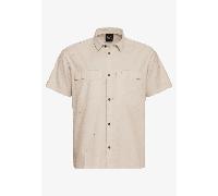 Outdoorhemd JACK WOLFSKIN "WILD NEP SHIRT M", Herren, Gr. L (52), Normalgrößen, oyster, Obermaterial: 97% BAUMWOLLE, 3% SONSTIGE FASERN, Hemden (53250260-L) oyster