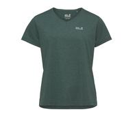 Funktionsshirt JACK WOLFSKIN "WILDTRAIL T W", Damen, Gr. L (42/44), rosegarden, Obermaterial: 100% Polyester, normal, V-Ausschnitt, Shirts Funktionsshirt (75392501-L) rosegarden